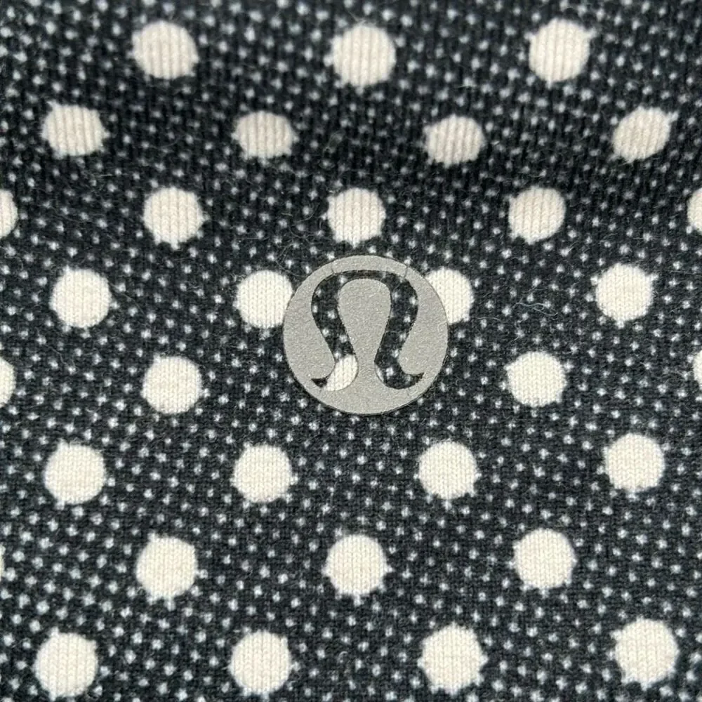 Lululemon Wunder Under Crop Il Dottie‎ Dream Rose Neutral Blush Size 10
